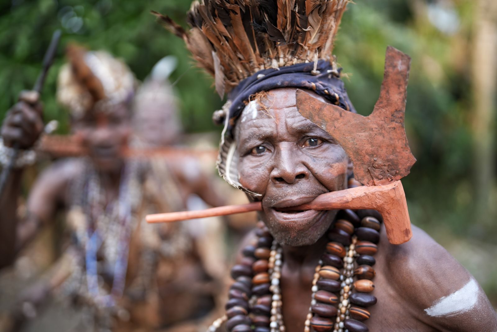 Woman in ceremonial dress