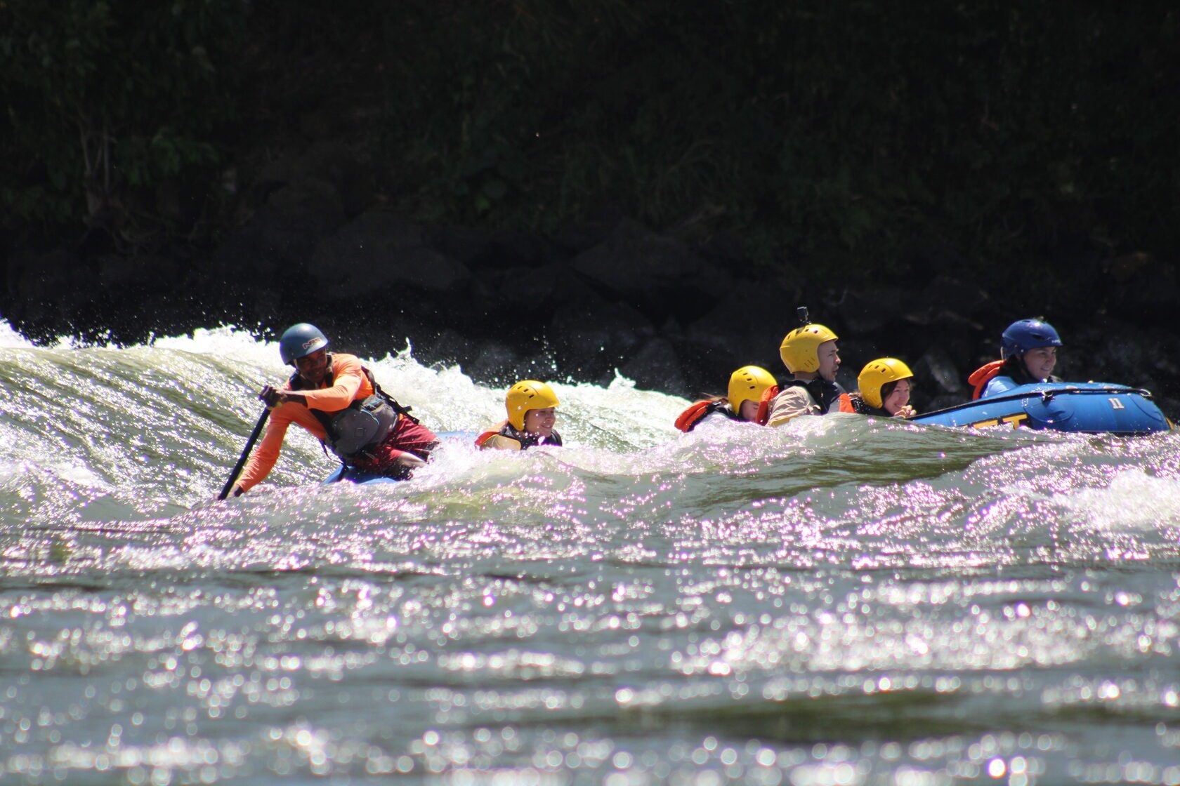 Rafters on the Nile